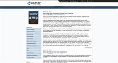 Desktop Screenshot of data-integration-blog.apatar.com